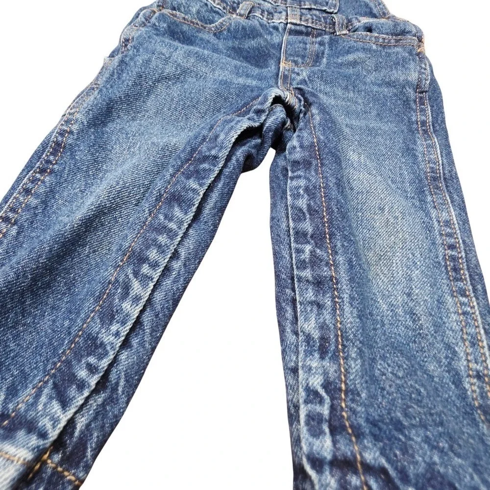Old Navy Kids Denim Workwear Overalls Size 18-24 Months Blue Cotton‎ Adjustable